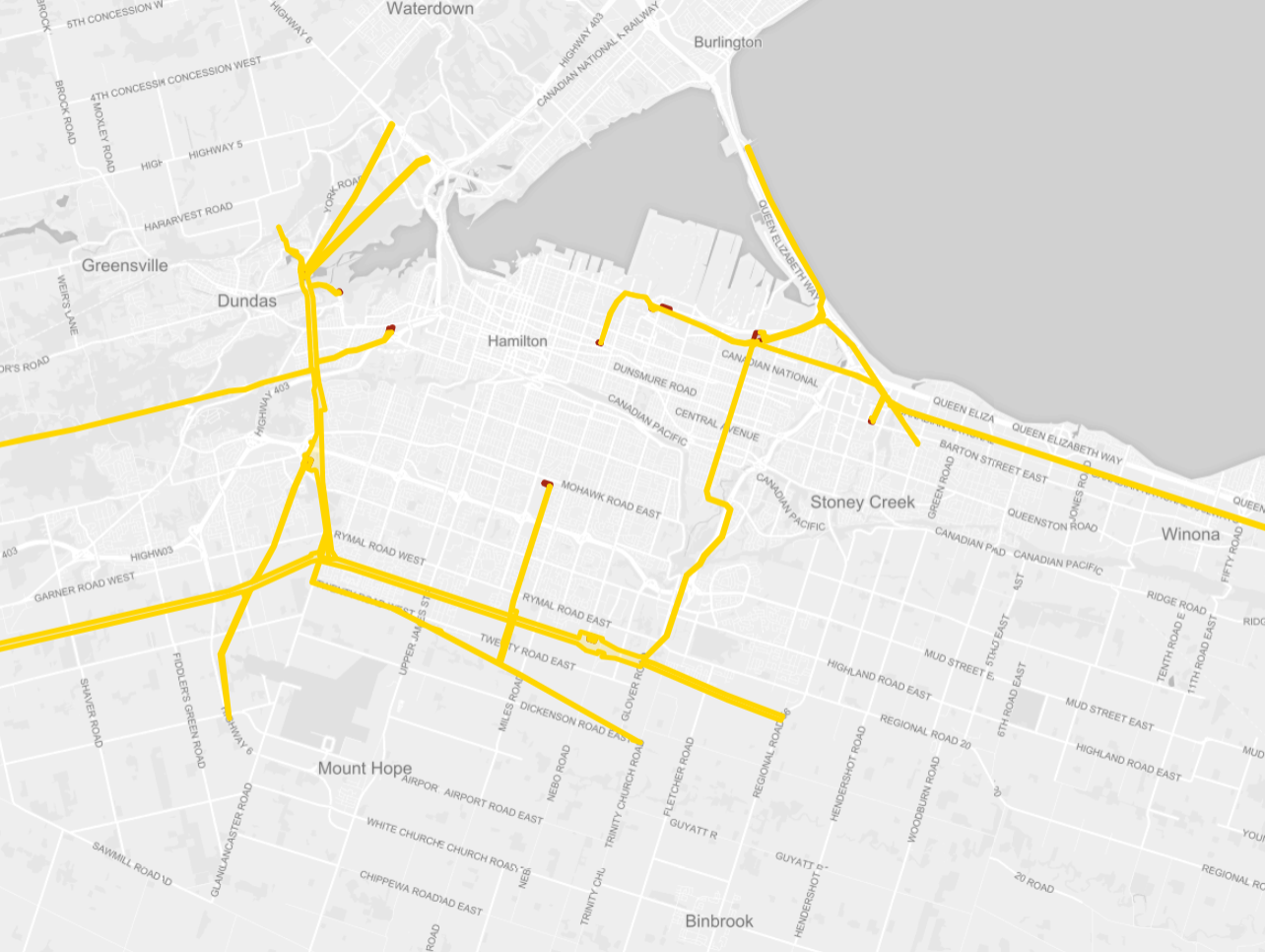 Connect Hamilton Map Hamilton Projects – Metroscapes